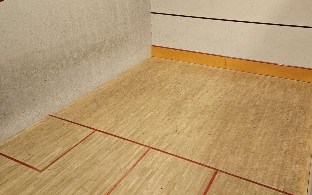 Squashbanorna renoveras 6/5 – 9/6